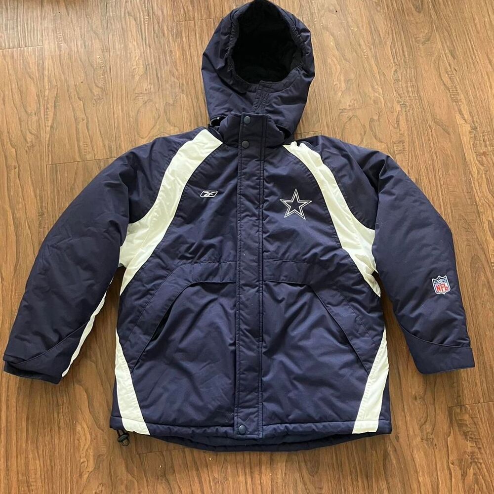 Reebok Men's Navy and Blue Jacket